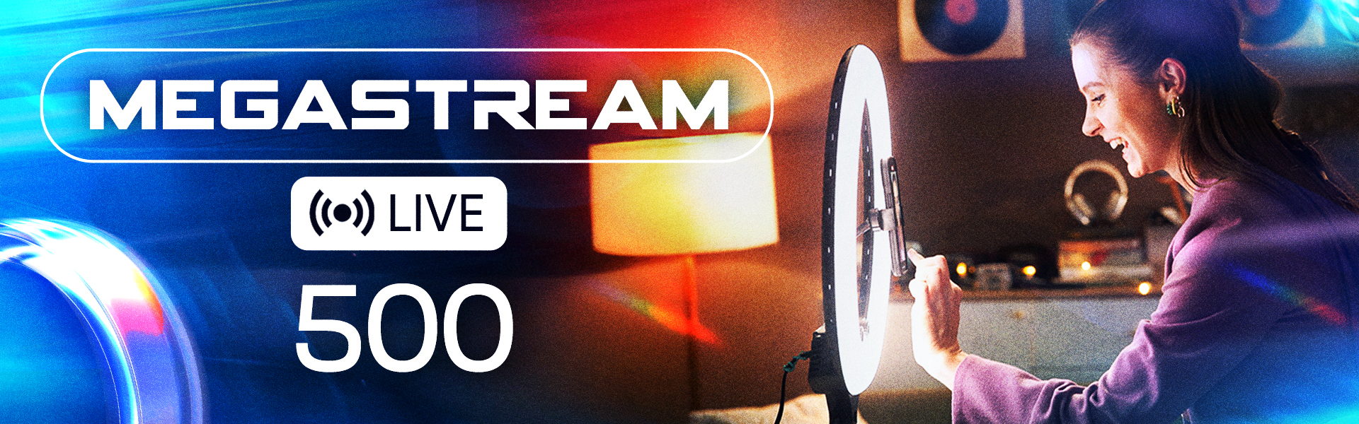 megastream live 500 Streamers